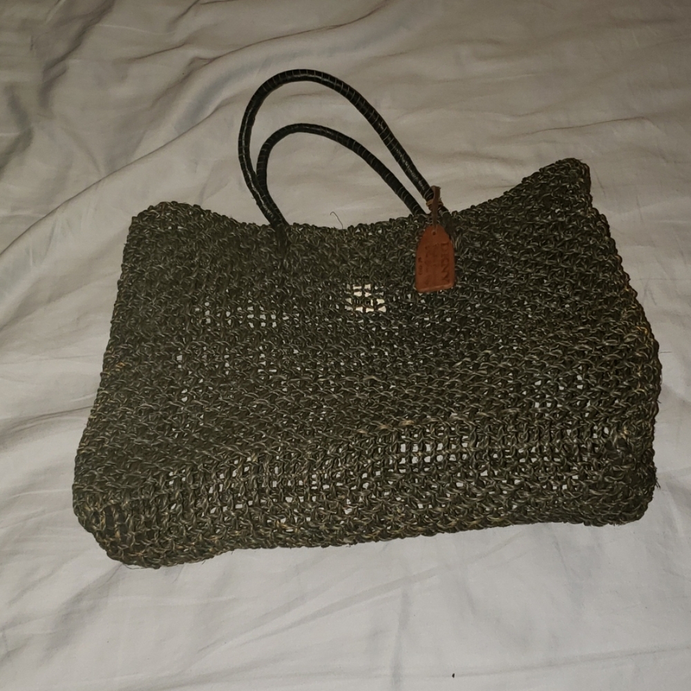 Beach straw bag